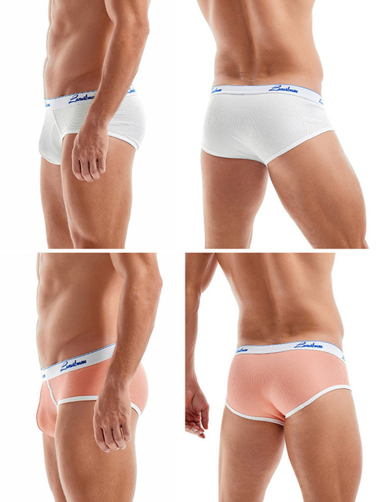2 Pack Men's Thread Cotton Pouch Briefs | dmunderwear detail image 12