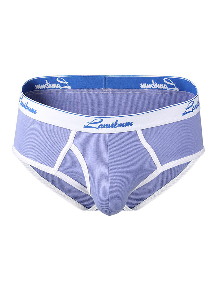 2 Pack Men's Thread Cotton Pouch Briefs | dmunderwear detail image 17