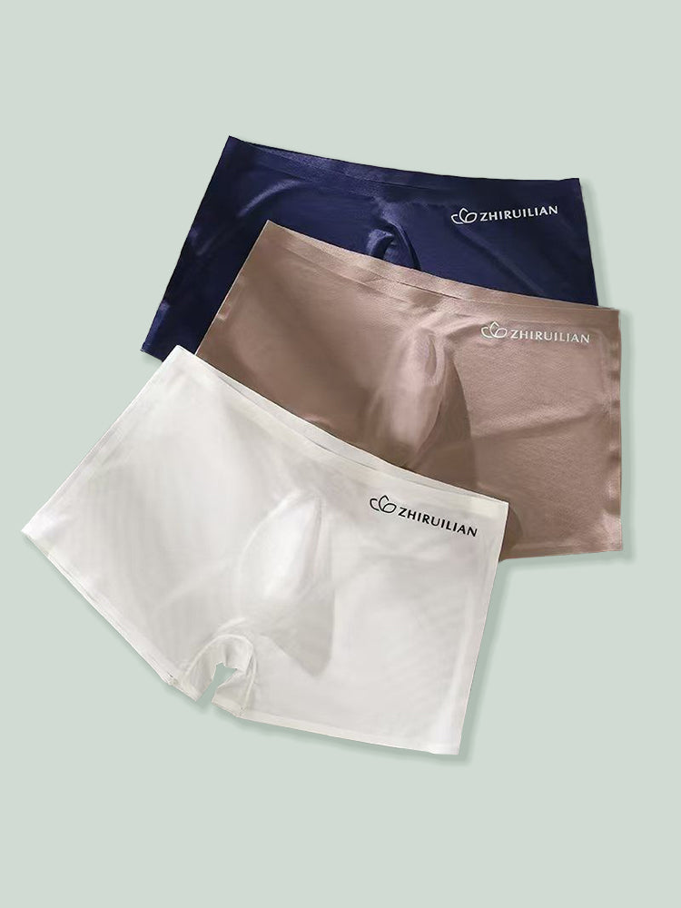 2-pack Men's Translucent Seamless 3D Pocket Trunks | dmunderwear