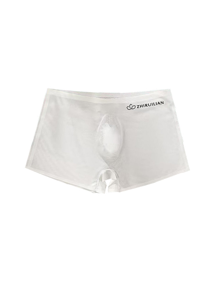 2-pack Men's Translucent Seamless 3D Pocket Trunks | dmunderwear detail image 16