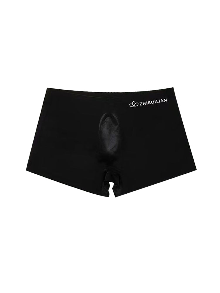 2-pack Men's Translucent Seamless 3D Pocket Trunks | dmunderwear detail image 18