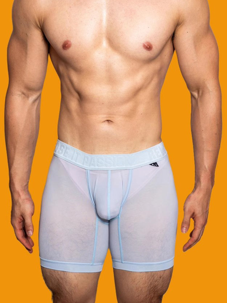 2 Pack Men's Trendy Breathable Ice Silk Boxer Briefs | dmunderwear detail image 14