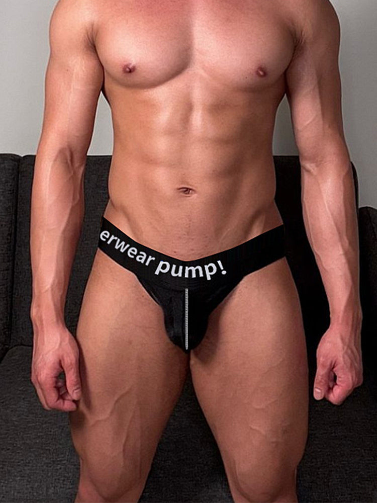 2 Pack Men's Trendy Breathable Sexy Cotton Jockstrap | dmunderwear detail image 11