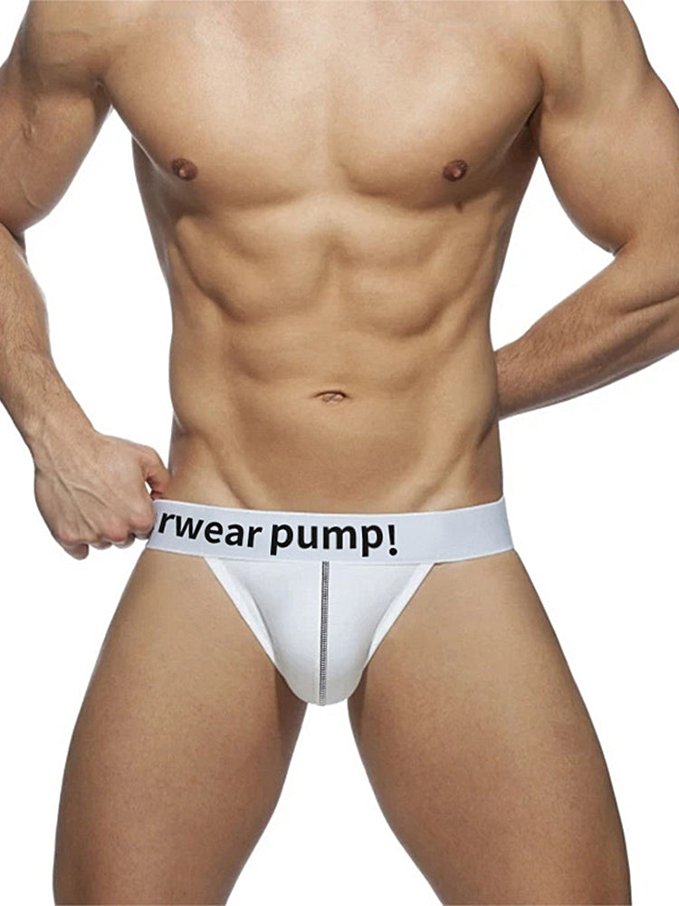 2 Pack Men's Trendy Breathable Sexy Cotton Jockstrap | dmunderwear detail image 3