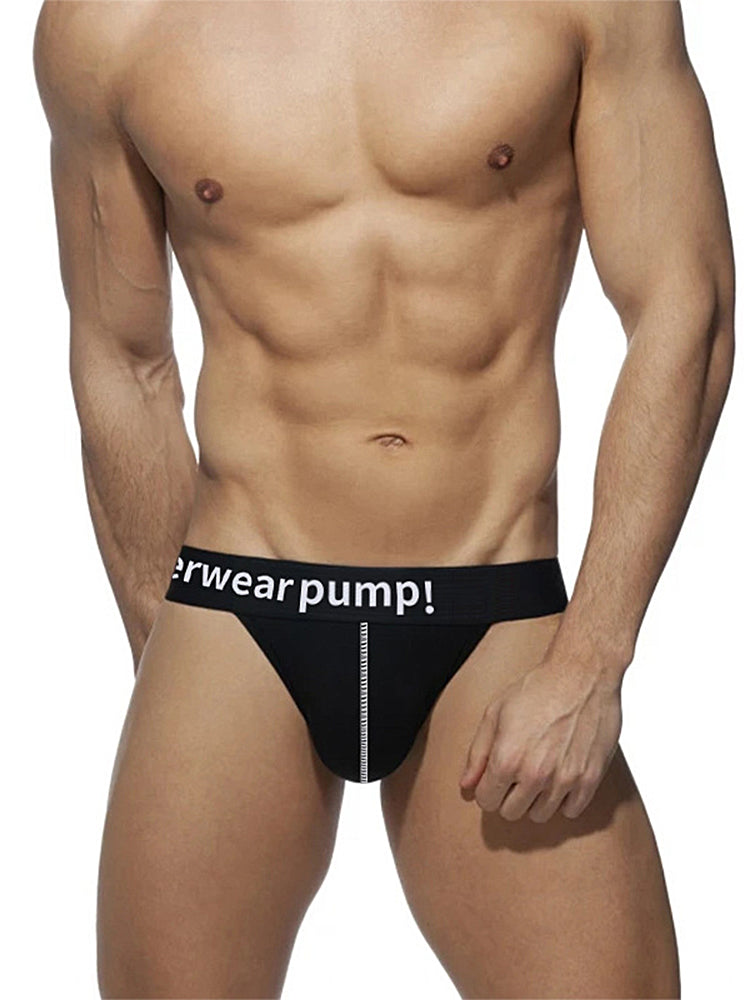 2 Pack Men's Trendy Breathable Sexy Cotton Jockstrap | dmunderwear detail image 6