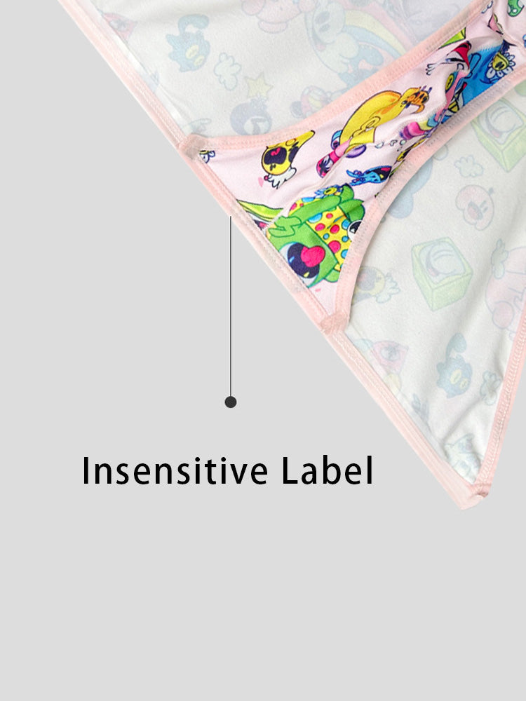 2 Pack Men's Trendy Printed Cartoon Comfortable and Breathable Bikini | dmunderwear detail image 11