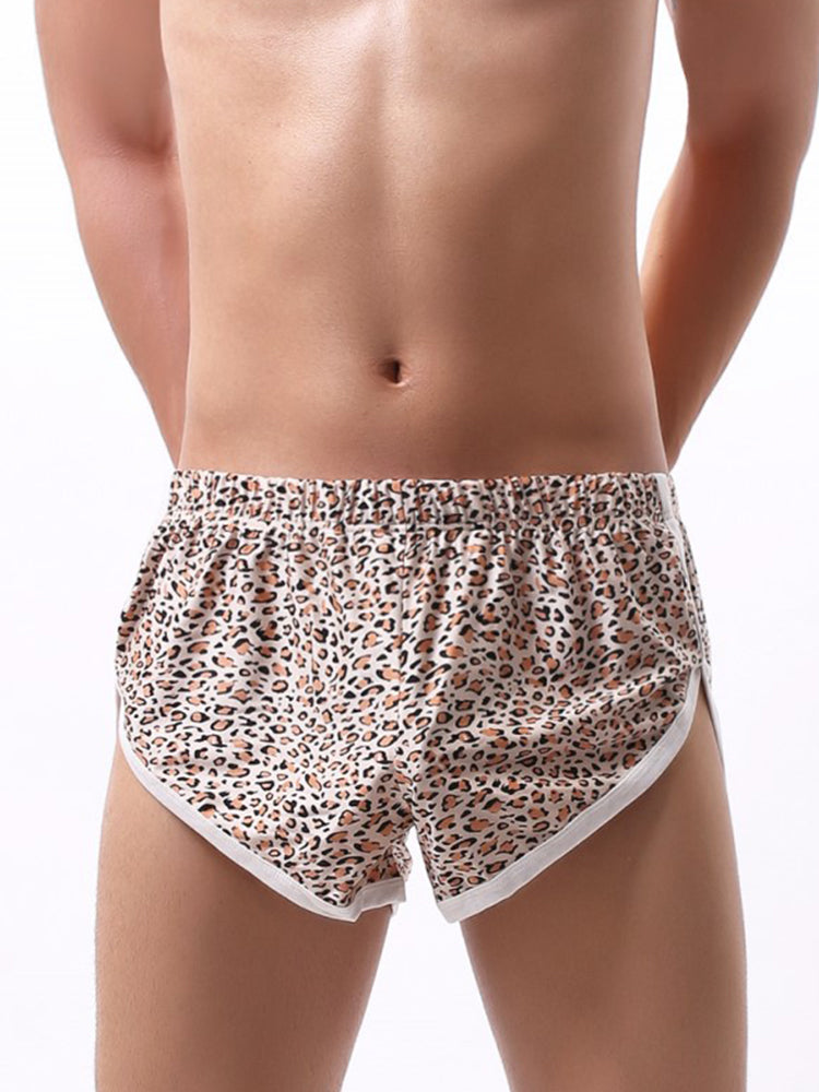 2 Pack Men's Trendy Printed Loose-Fit Moisture-Wicking Boxer Briefs | dmunderwear detail image 11