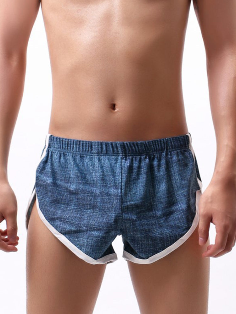 2 Pack Men's Trendy Printed Loose-Fit Moisture-Wicking Boxer Briefs | dmunderwear detail image 14
