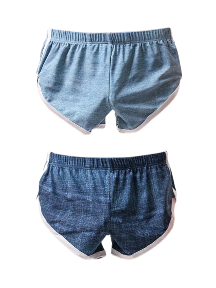 2 Pack Men's Trendy Printed Loose-Fit Moisture-Wicking Boxer Briefs | dmunderwear detail image 17