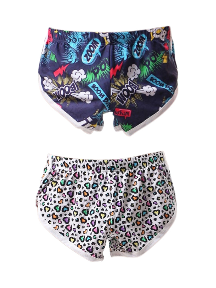2 Pack Men's Trendy Printed Loose-Fit Moisture-Wicking Boxer Briefs | dmunderwear detail image 2
