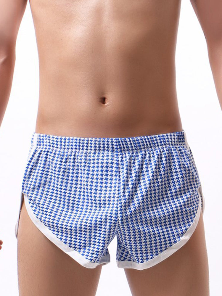 2 Pack Men's Trendy Printed Loose-Fit Moisture-Wicking Boxer Briefs | dmunderwear detail image 8