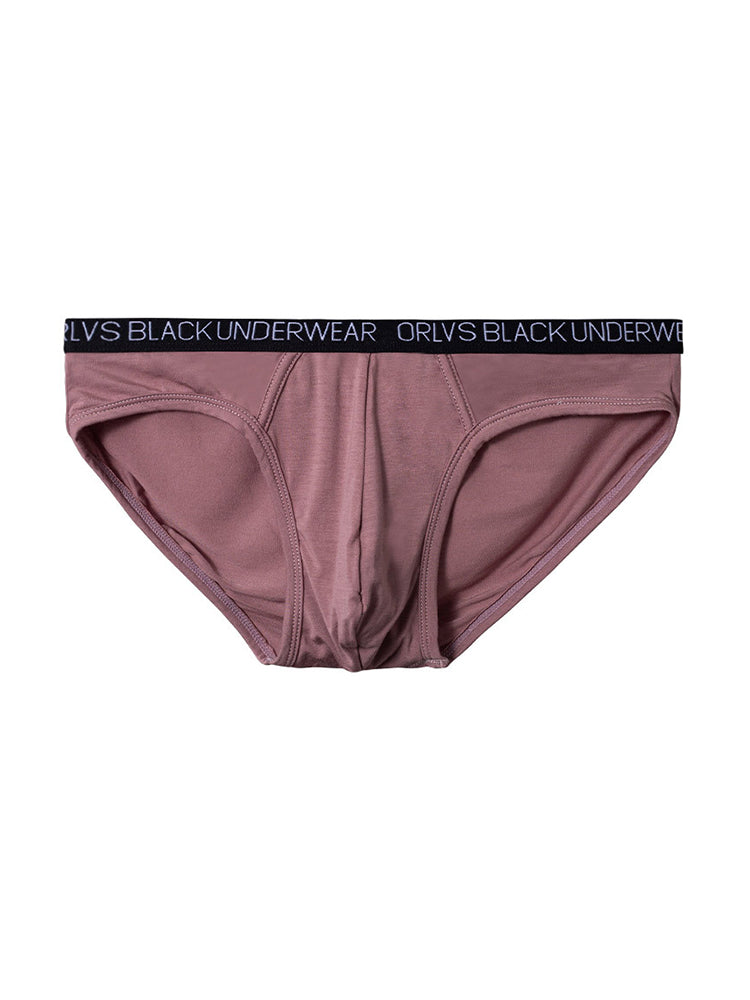 2 Pack Men's Trendy Seamless Waistband Ultra-Soft Fabric Stay-Put Fit Briefs | dmunderwear