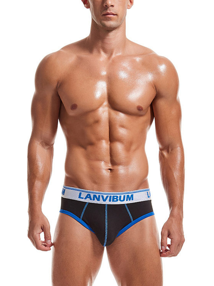 2 Pack Men's U Comfortable Large pouch Briefs | dmunderwear detail image 10