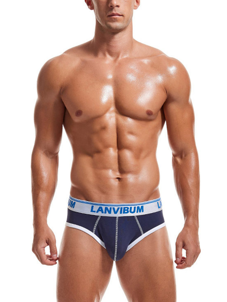 2 Pack Men's U Comfortable Large pouch Briefs | dmunderwear detail image 12
