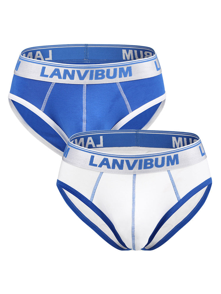 2 Pack Men's U Comfortable Large pouch Briefs | dmunderwear detail image 20