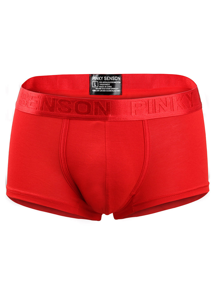 2 Pack Men's U Convex Modal Breathable Trunks | dmunderwear detail image 12