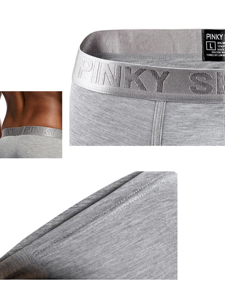 2 Pack Men's U Convex Modal Breathable Trunks | dmunderwear detail image 3