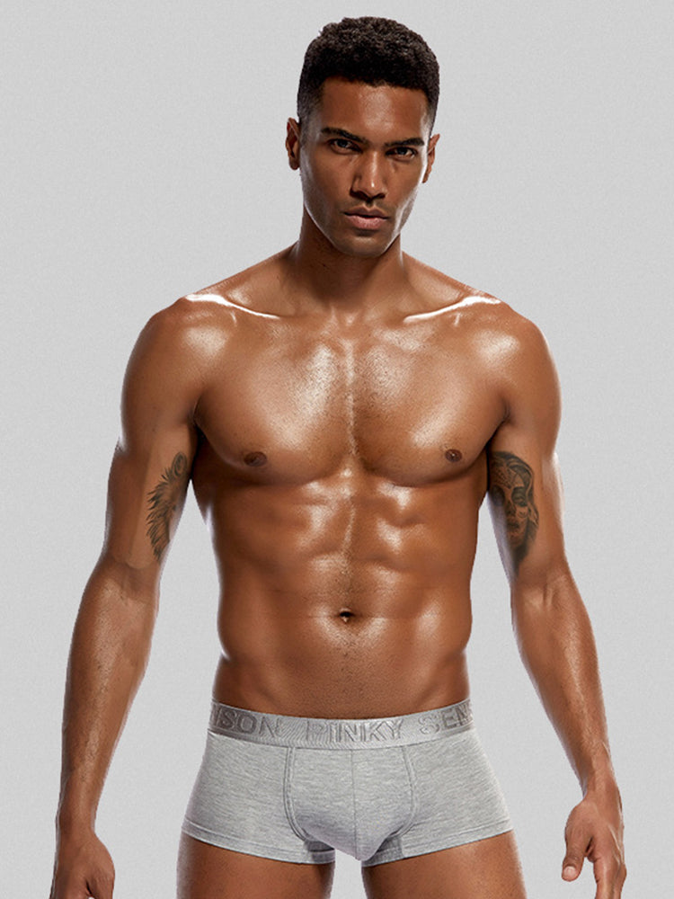 2 Pack Men's U Convex Modal Breathable Trunks | dmunderwear detail image 5