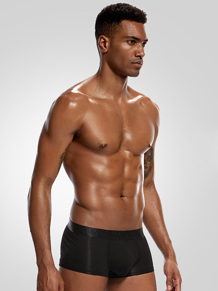 2 Pack Men's U Convex Modal Breathable Trunks | dmunderwear detail image 6