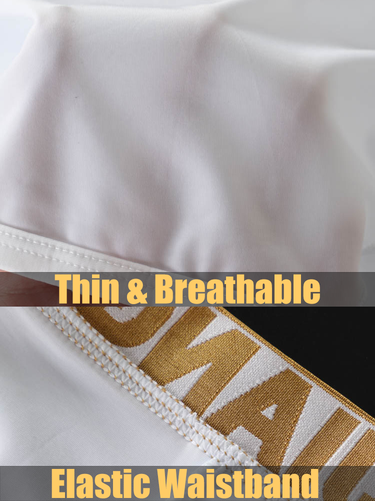 2 Pack Men's U Convex Pouch Trunks With Open Fly | dmunderwear detail image 9