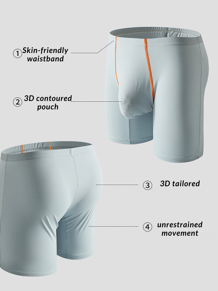2 Pack Men's U-Pouch Anti-Chafing Midway Briefs | dmunderwear detail image 6