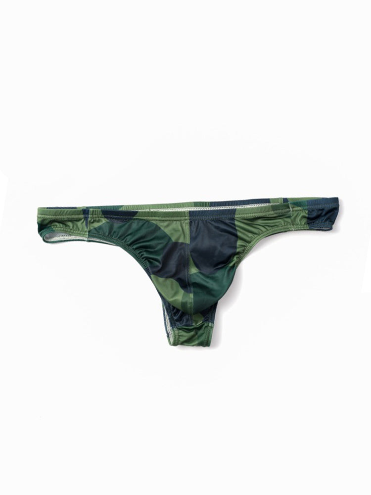 2 Pack Men's U-Pouch Camouflage Trendy Briefs | dmunderwear detail image 5