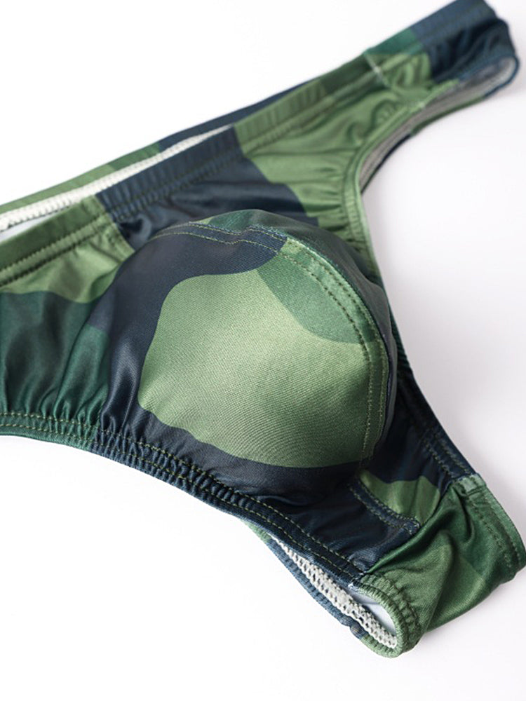 2 Pack Men's U-Pouch Camouflage Trendy Briefs | dmunderwear detail image 7