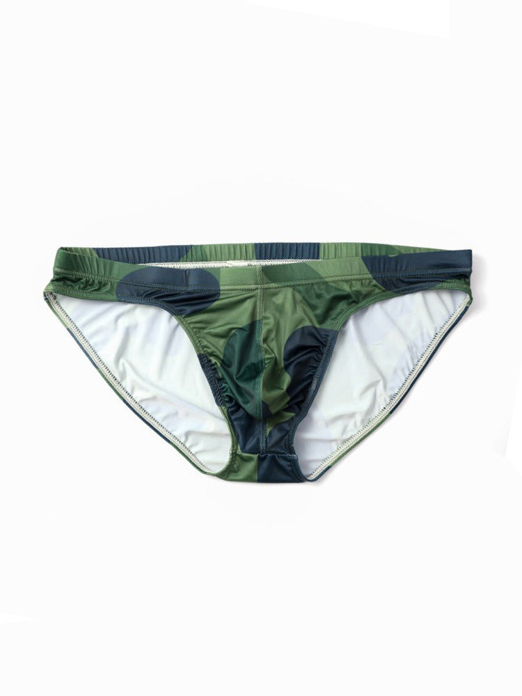 2 Pack Men's U-Pouch Camouflage Trendy Briefs | dmunderwear detail image 8
