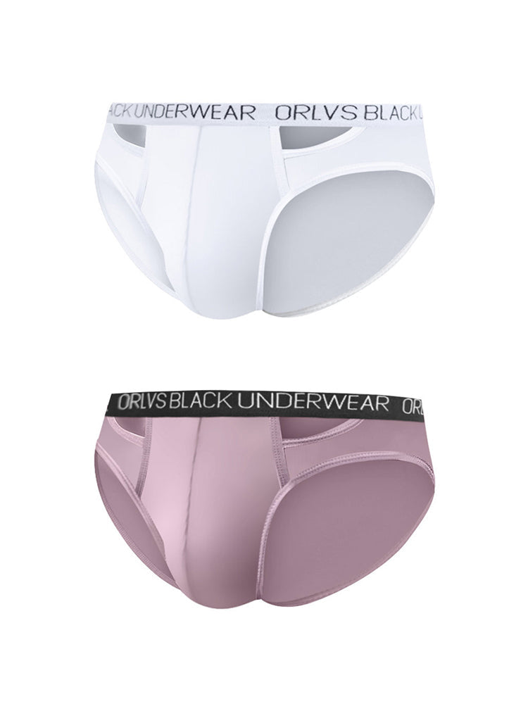 2 Pack Men's U-Pouch Double-Layer Modal Sports Low-Rise Briefs | dmunderwear detail image 12