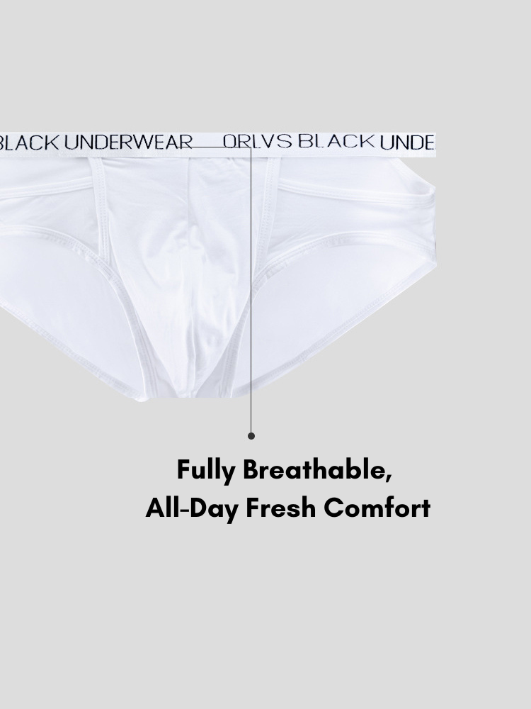 2 Pack Men's U-Pouch Double-Layer Modal Sports Low-Rise Briefs | dmunderwear detail image 6
