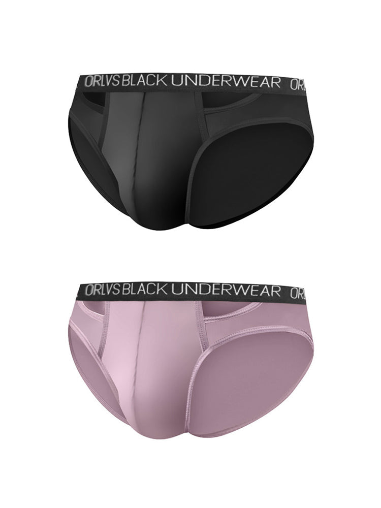 2 Pack Men's U-Pouch Double-Layer Modal Sports Low-Rise Briefs | dmunderwear detail image 7