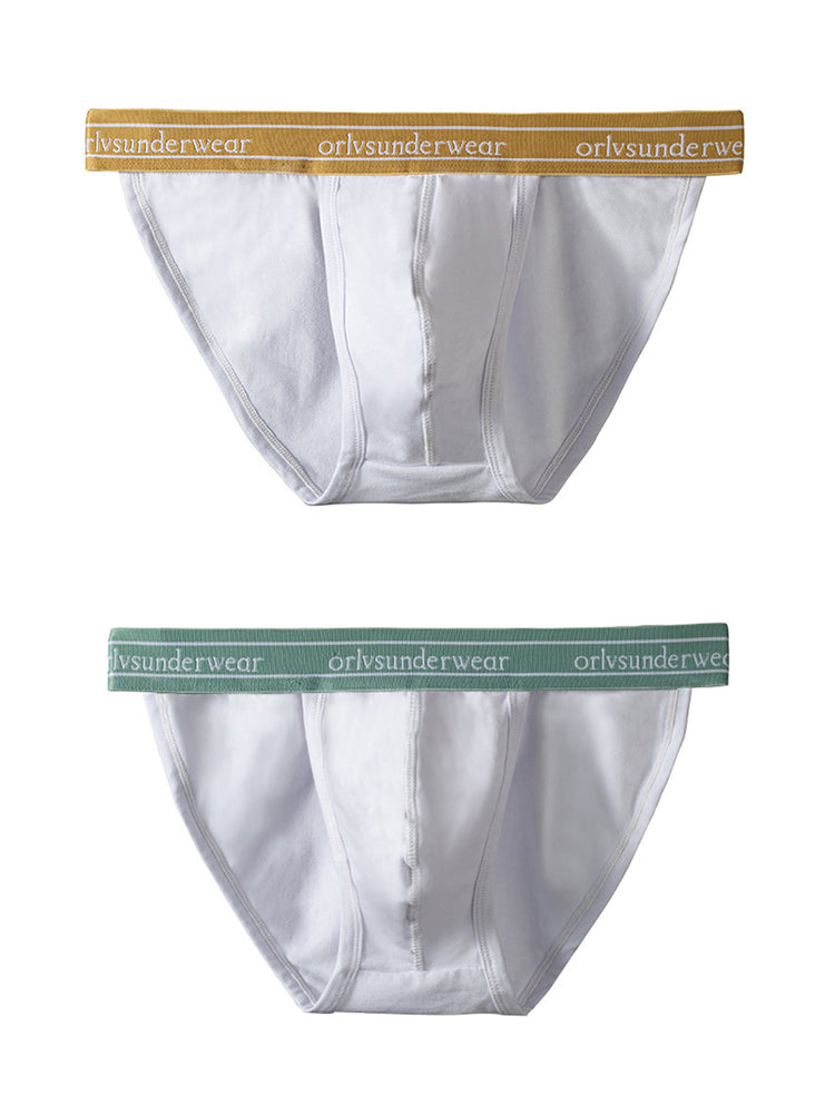 2 Pack Men's U-Pouch Gym Fitness Breathable Cotton Briefs | dmunderwear detail image 12