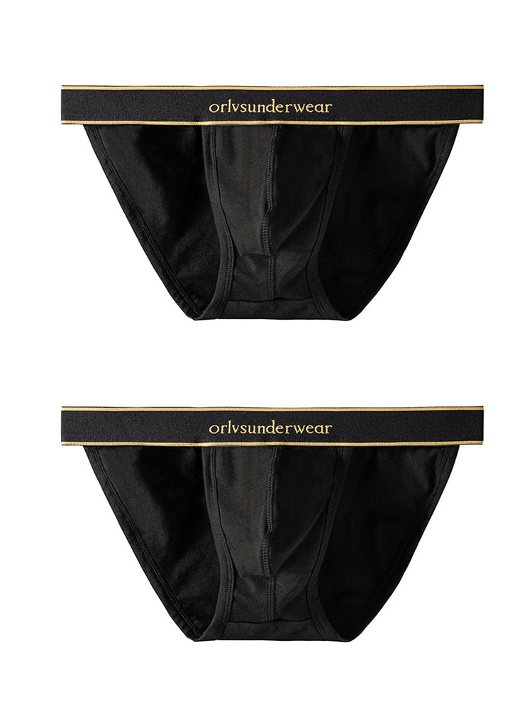 2 Pack Men's U-Pouch Gym Fitness Breathable Cotton Briefs | dmunderwear detail image 17