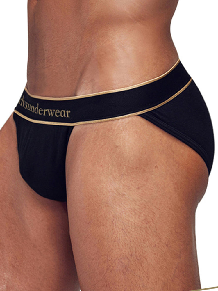 2 Pack Men's U-Pouch Gym Fitness Breathable Cotton Briefs | dmunderwear detail image 8