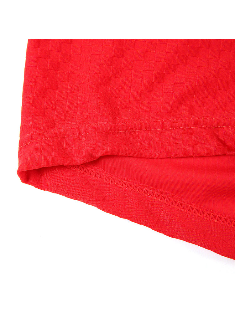 Men's Low-Rise Mesh Trunks – Breathable Nylon with 3D Pouch Support | dmunderwear detail image 10