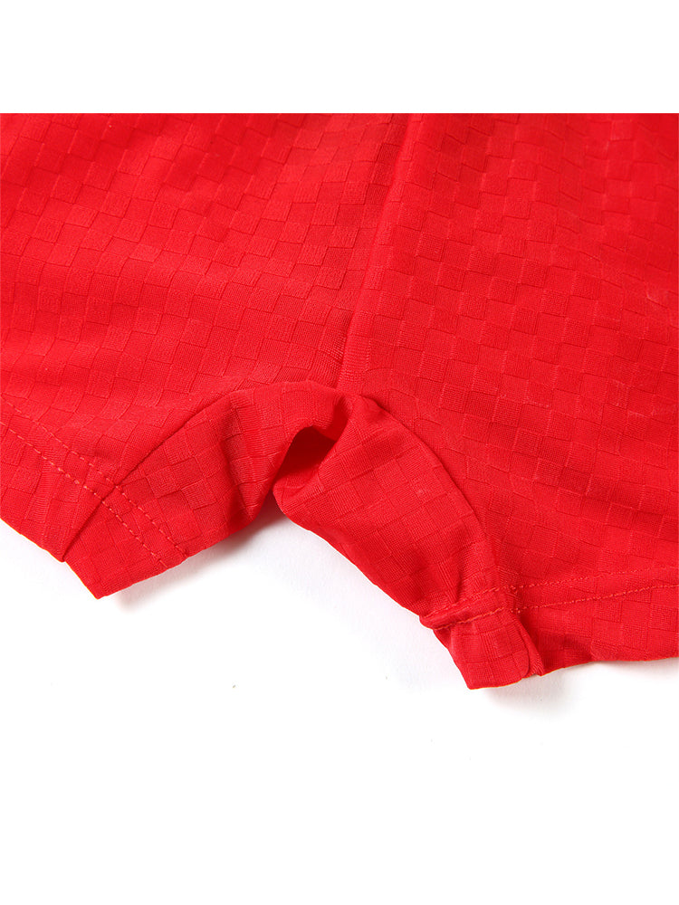 Men's Low-Rise Mesh Trunks – Breathable Nylon with 3D Pouch Support | dmunderwear detail image 9