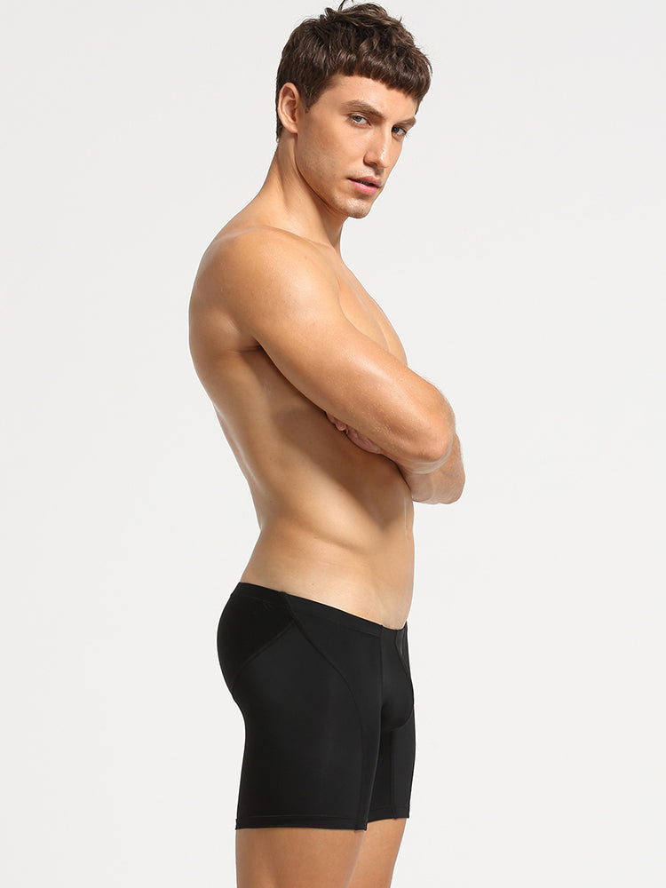 2 Pack Men's U-Pouch Low-Rise Boxer Briefs | dmunderwear detail image 11