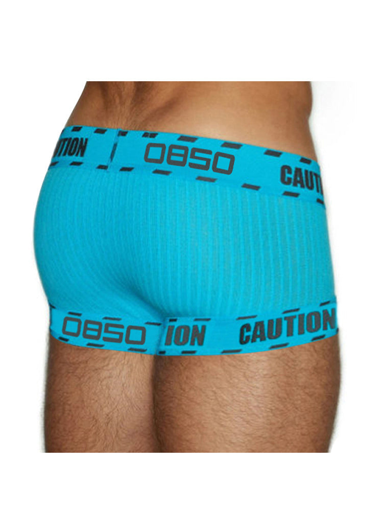 2 Pack Men's U-Pouch Low-Rise Breathable Trunks | dmunderwear detail image 13