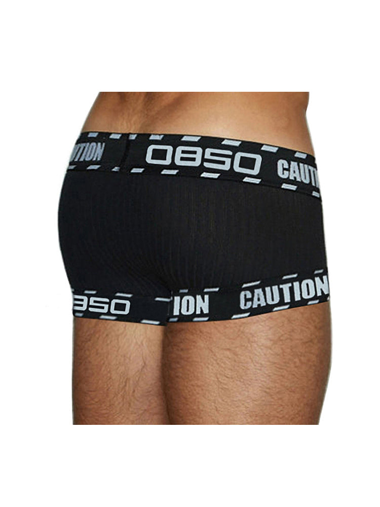 2 Pack Men's U-Pouch Low-Rise Breathable Trunks | dmunderwear detail image 16