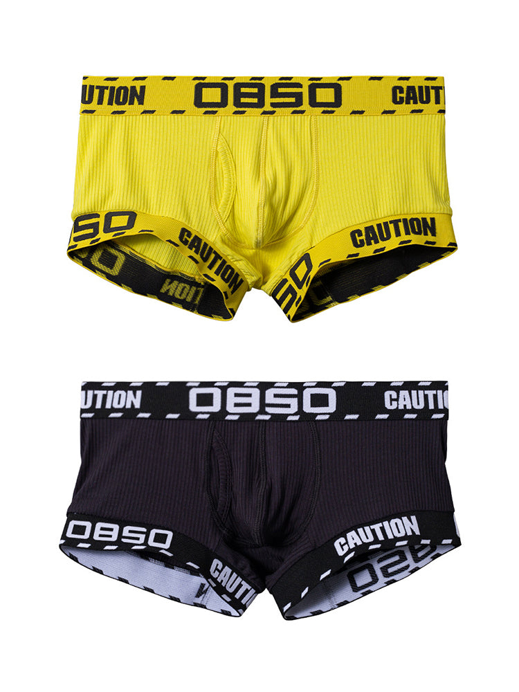 2 Pack Men's U-Pouch Low-Rise Breathable Trunks | dmunderwear detail image 2
