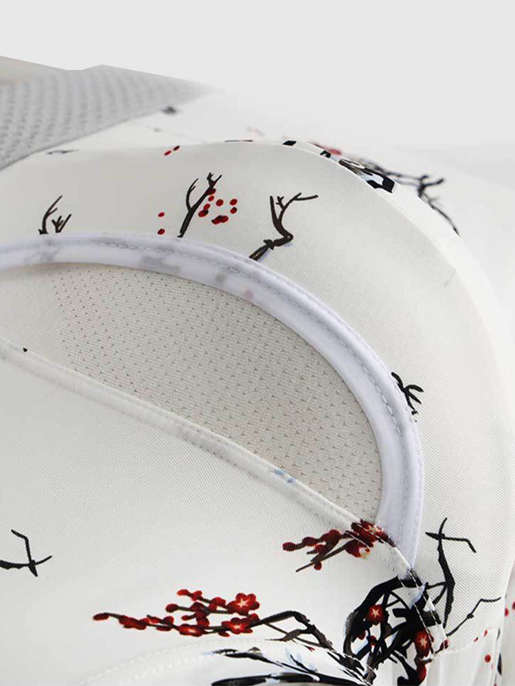 2 Pack Men's U-Pouch Side Vent Printed Trunks | dmunderwear detail image 13