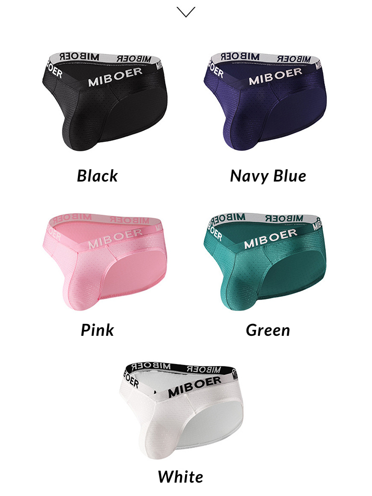 2 Pack Men's U-Pouch V-Front Low-Rise Briefs | dmunderwear detail image 11