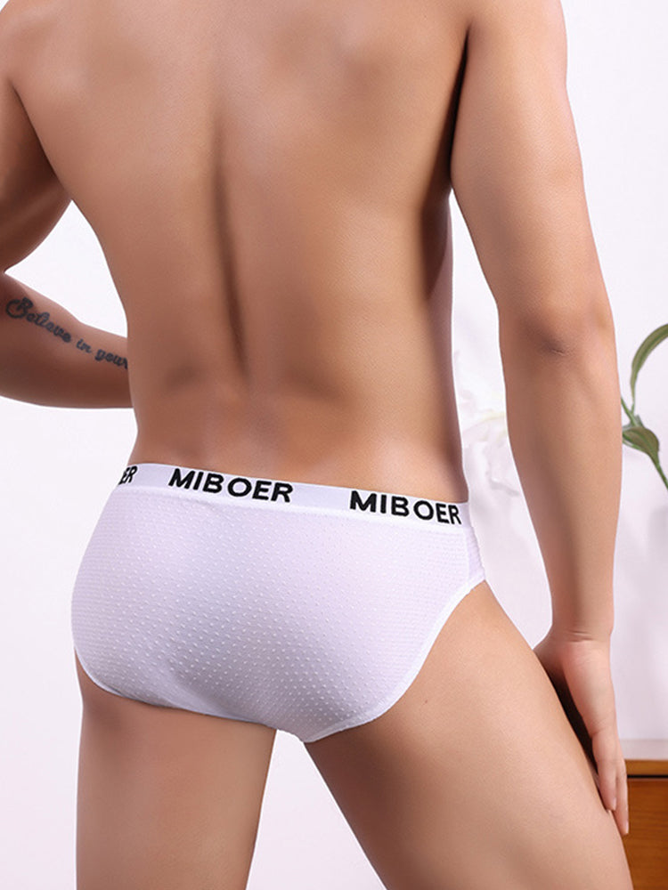 2 Pack Men's U-Pouch V-Front Low-Rise Briefs | dmunderwear detail image 13