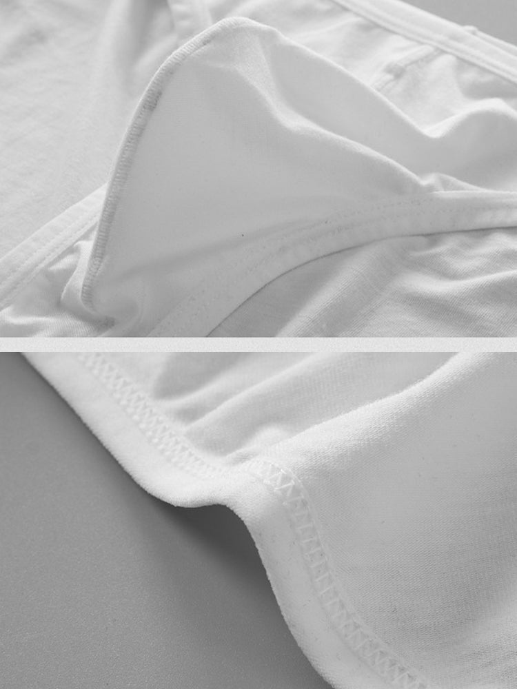 2 Pack Men's U-Shaped Pouch Single Layer Moisture-Wicking Comfortable Sexy Bikini | dmunderwear detail image 10