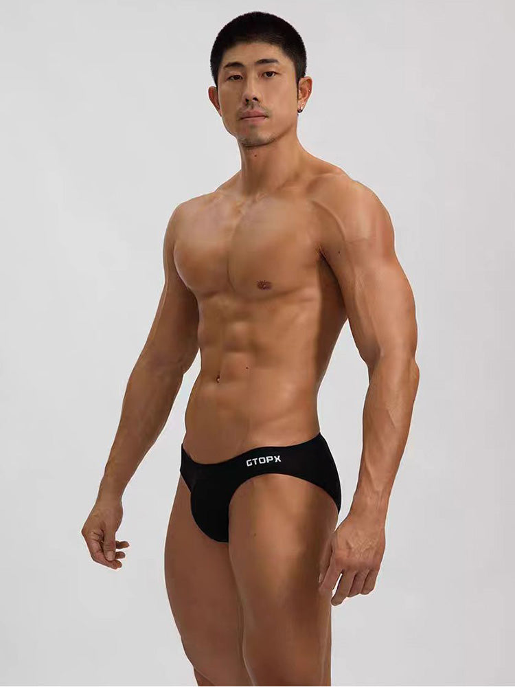 2 Pack Men's U-Shaped Pouch Single Layer Moisture-Wicking Comfortable Sexy Bikini | dmunderwear detail image 16