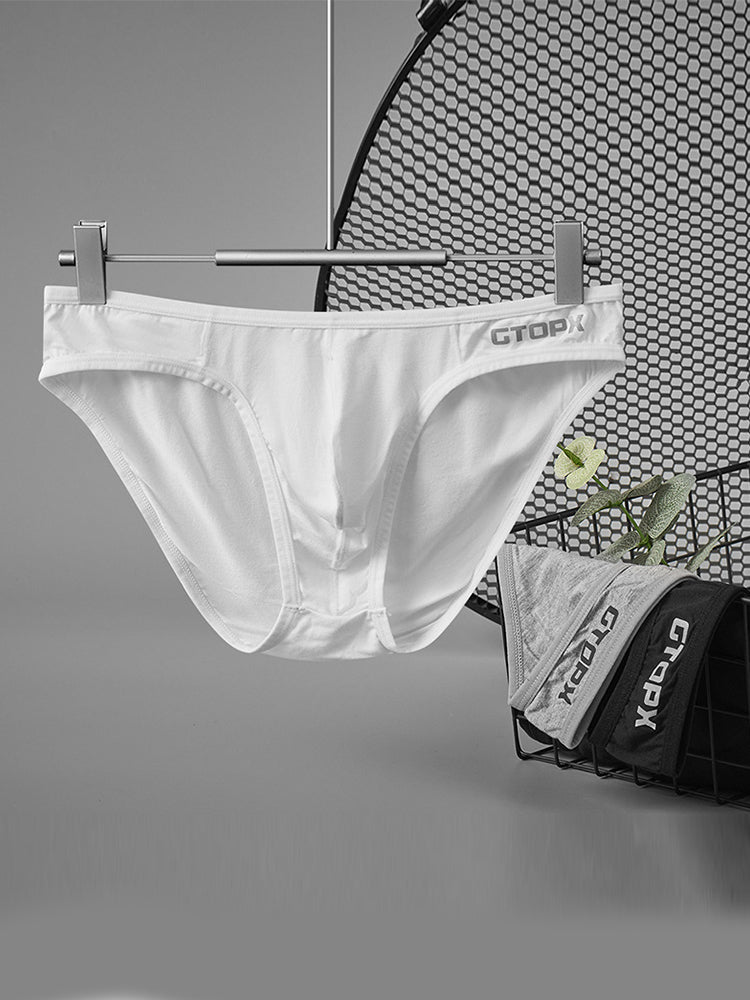 2 Pack Men's U-Shaped Pouch Single Layer Moisture-Wicking Comfortable Sexy Bikini | dmunderwear detail image 8