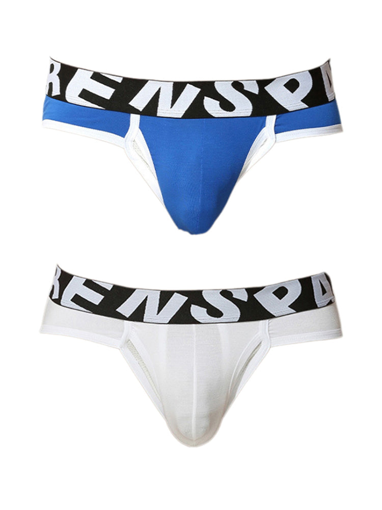 2 Pack Men's U-Shaped Separation Breathable & Comfortable Sexy Bikini | dmunderwear detail image 12