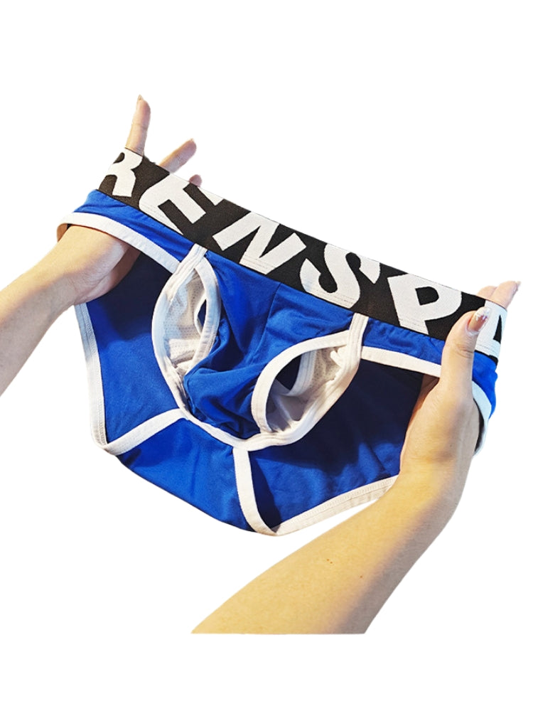 2 Pack Men's U-Shaped Separation Breathable & Comfortable Sexy Bikini | dmunderwear detail image 16
