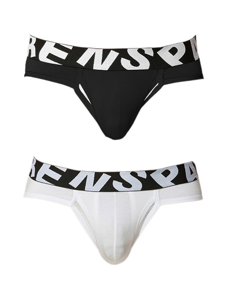 2 Pack Men's U-Shaped Separation Breathable & Comfortable Sexy Bikini | dmunderwear detail image 2