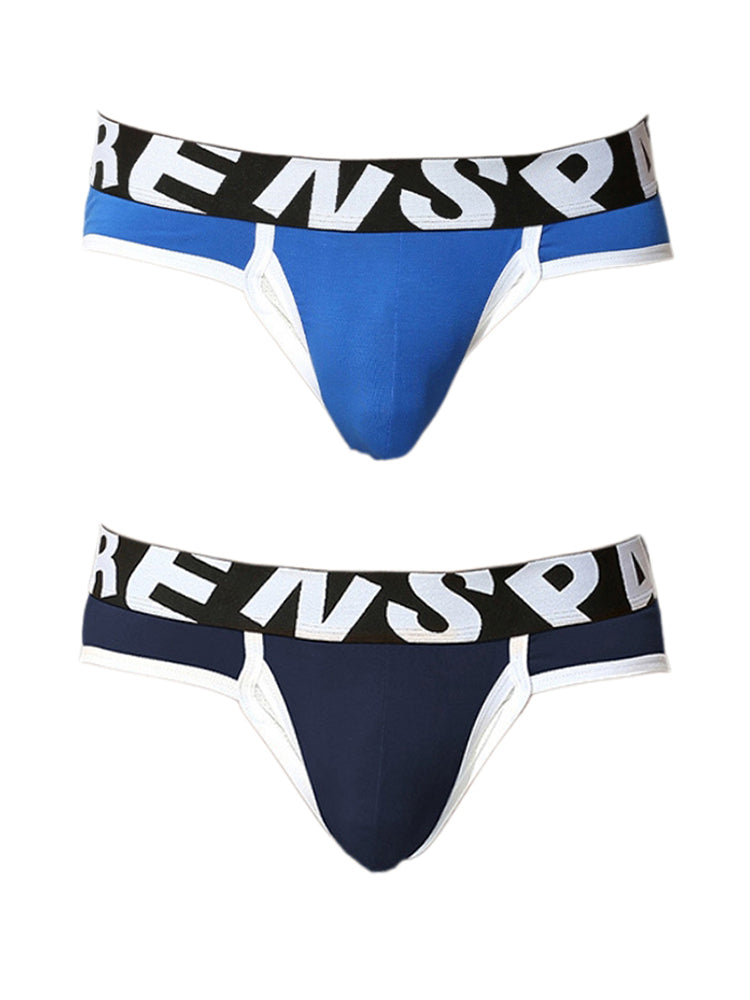 2 Pack Men's U-Shaped Separation Breathable & Comfortable Sexy Bikini | dmunderwear detail image 7